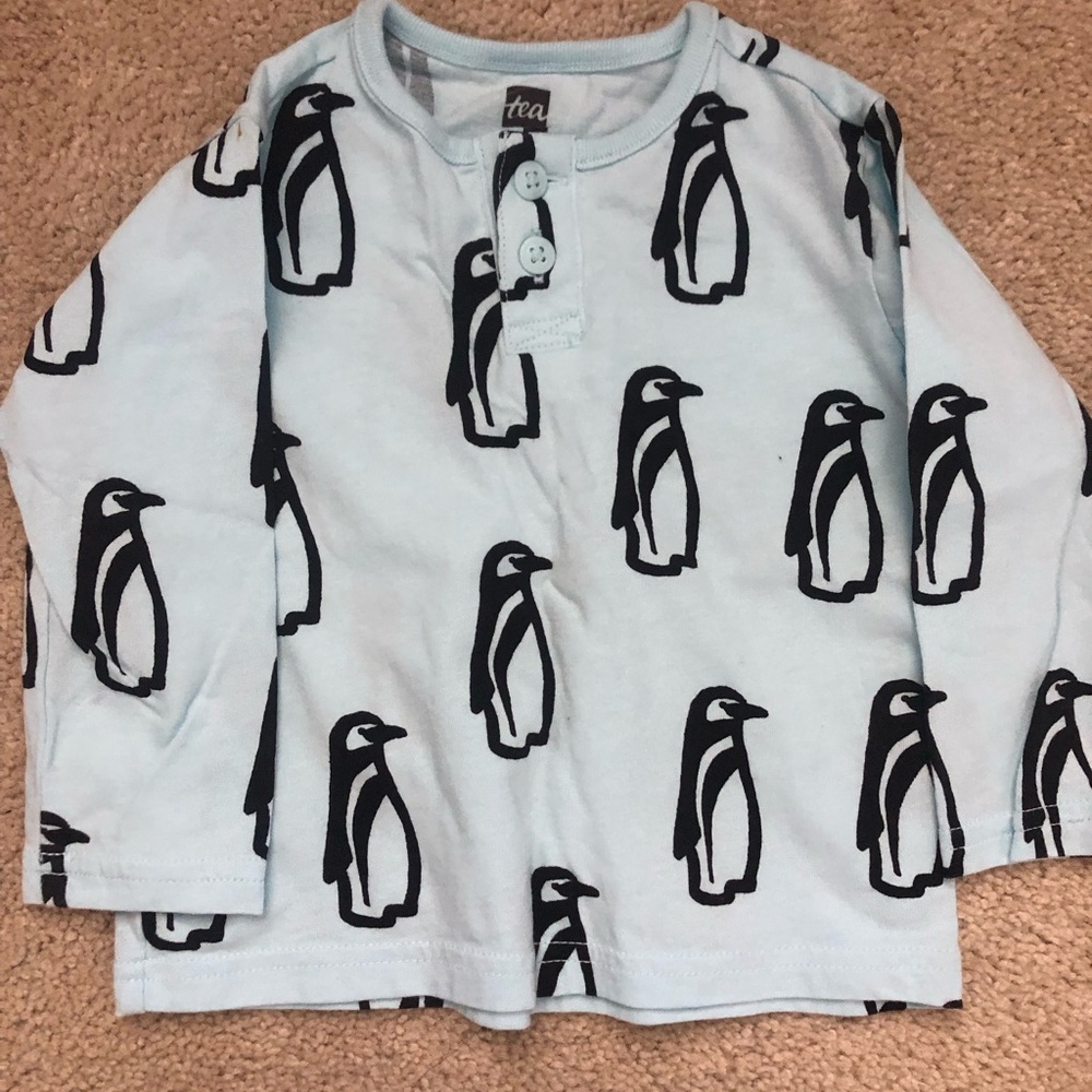 Tea collection long sleeve shirt 9-12m